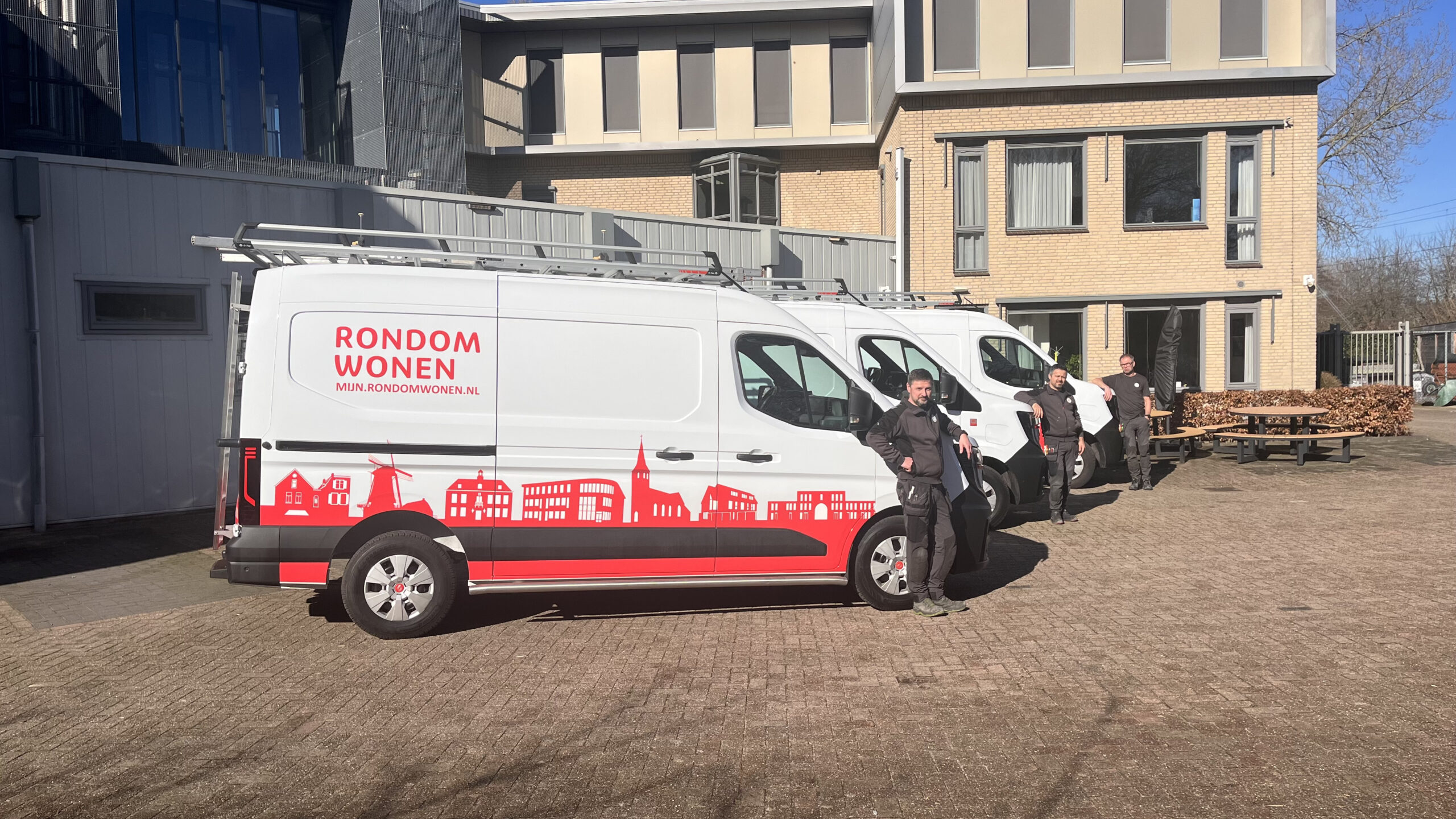 Belettering wagenpark Rondom Wonen