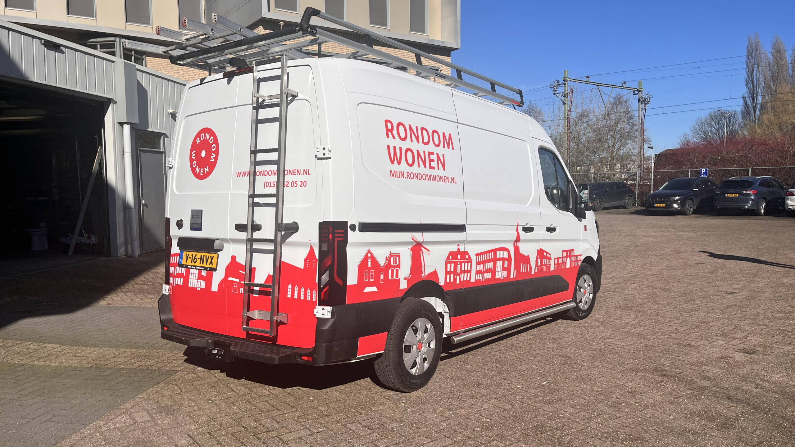 Belettering wagenpark Rondom Wonen